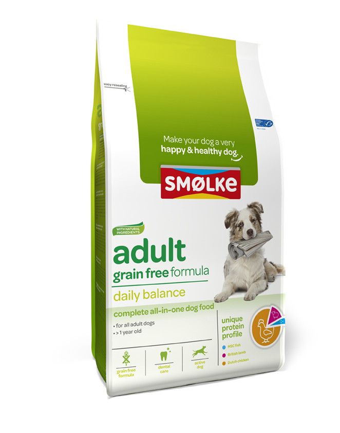Smølke hondenvoer Adult Grain Free Formula 3 kg